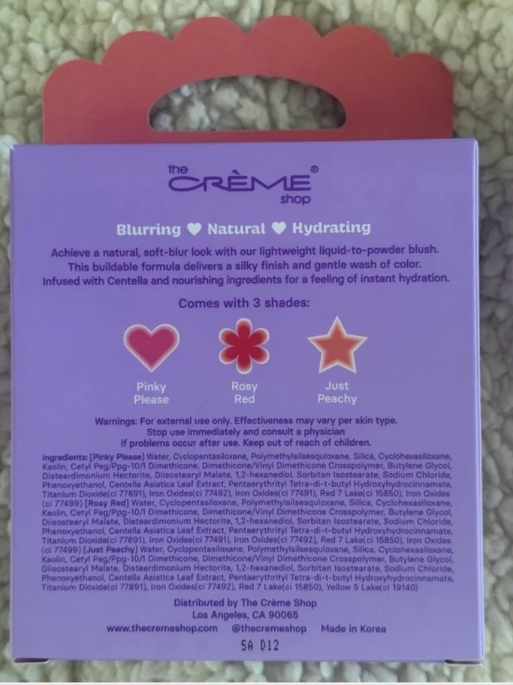 The Creme Shop-Soft Blur Liquid Blush Set of 3 🩷♥️🧡